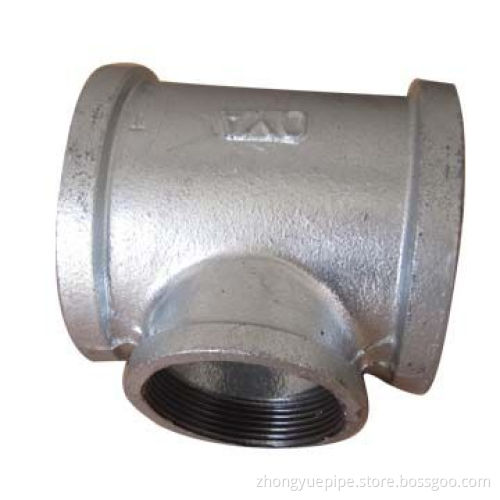 NPT A182 Tee Malleable Iron Pipe Fittings for Water